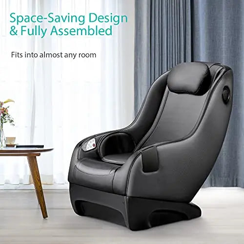 Fauteuil de massage Aspria, fauteuil de massage électrique shiatsu avec Bluetooth, massage par pression d'air de pétrissage, entièrement assemblé, peu encombrant, fauteuil de relaxation siège de massage ergonomique pour la maison et le bureau