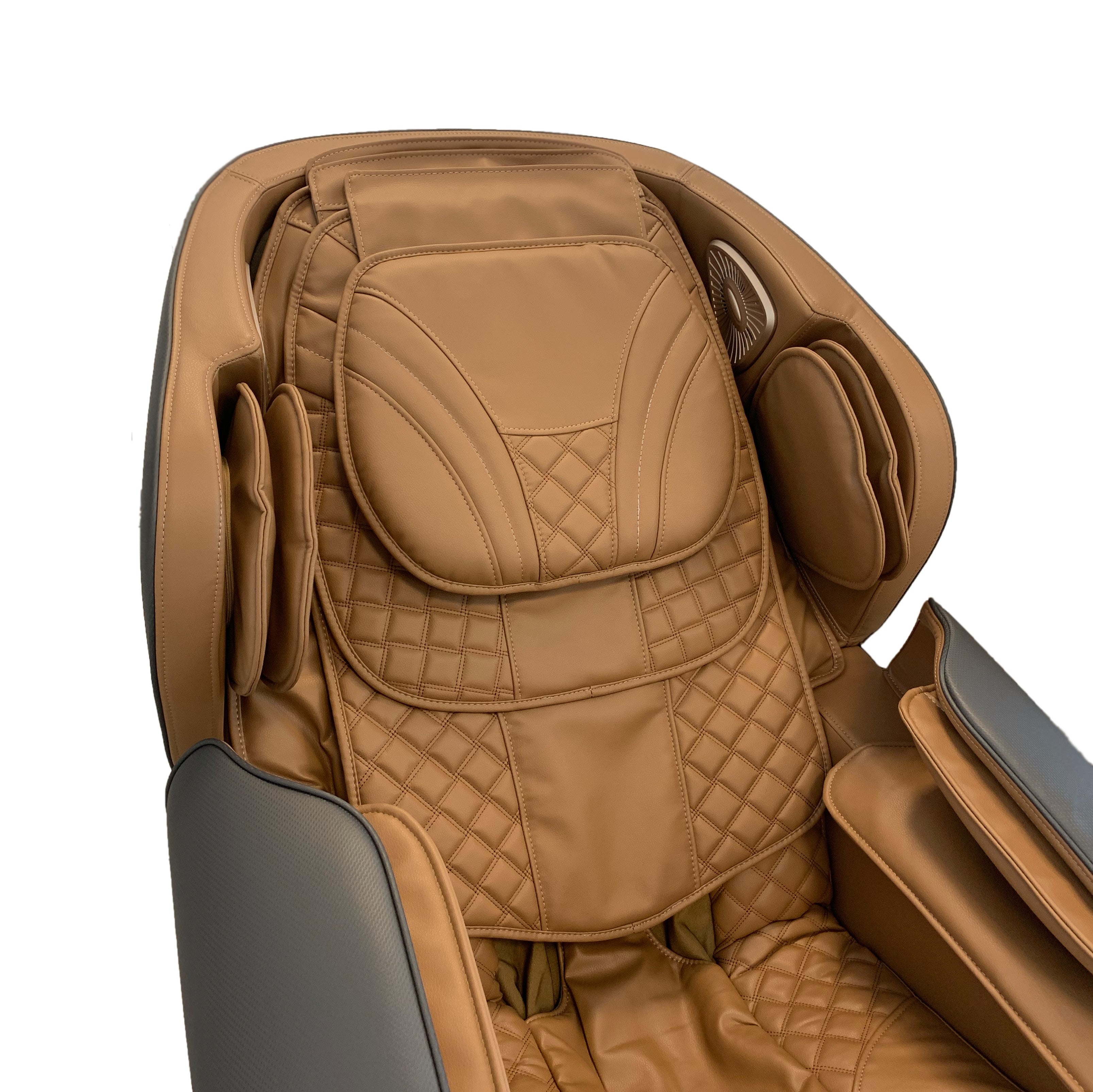 Coussin d'intensité pour fauteuil de massage NAIPO A350, coussin de siège à 3 couches pour régler l'intensité, marron
